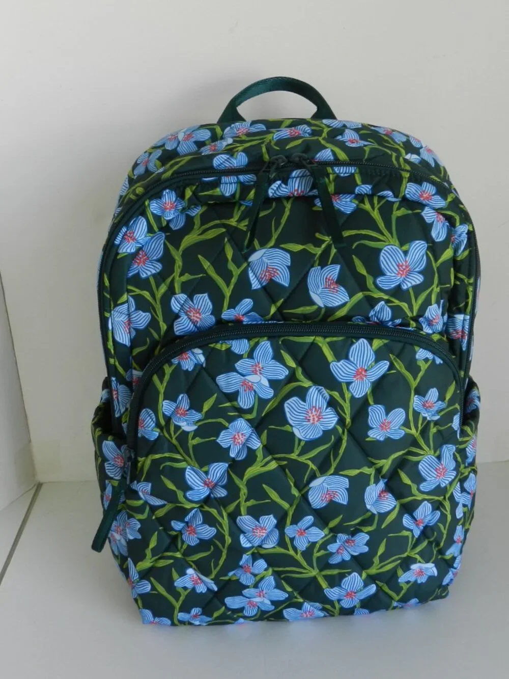 Vera Bradley Ultralight Essential LARGE Backpack Laptop Bag in Charlotte Steams